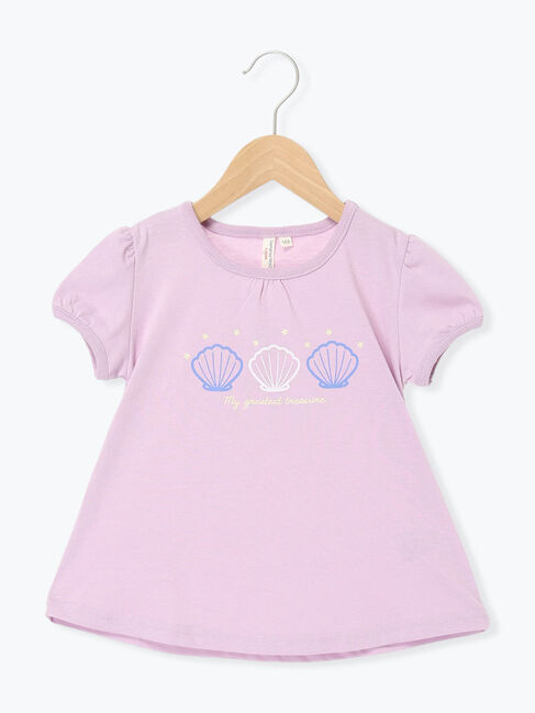 Samansa Mos2 Lagom「【吸水速乾】貝殻プリントTシャツ」|ニット・セーター|