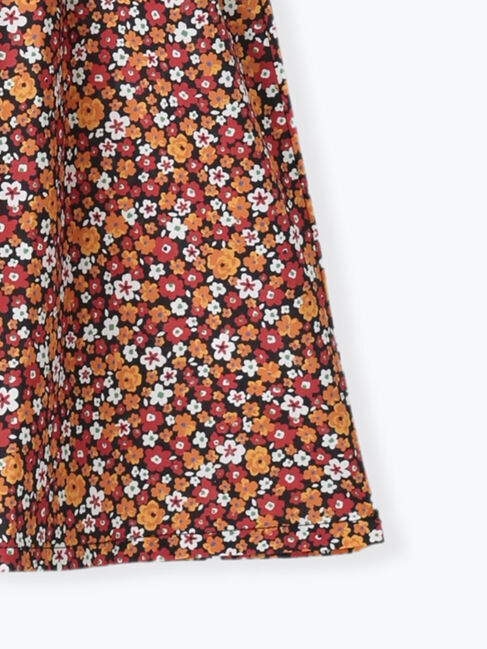 Samansa Mos2 Lagom「☆花柄ドッキングワンピース」|ワンピース|