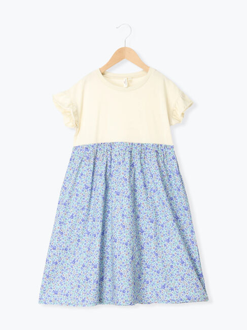 Samansa Mos2 Lagom「花柄ドッキングワンピース」|ワンピース|