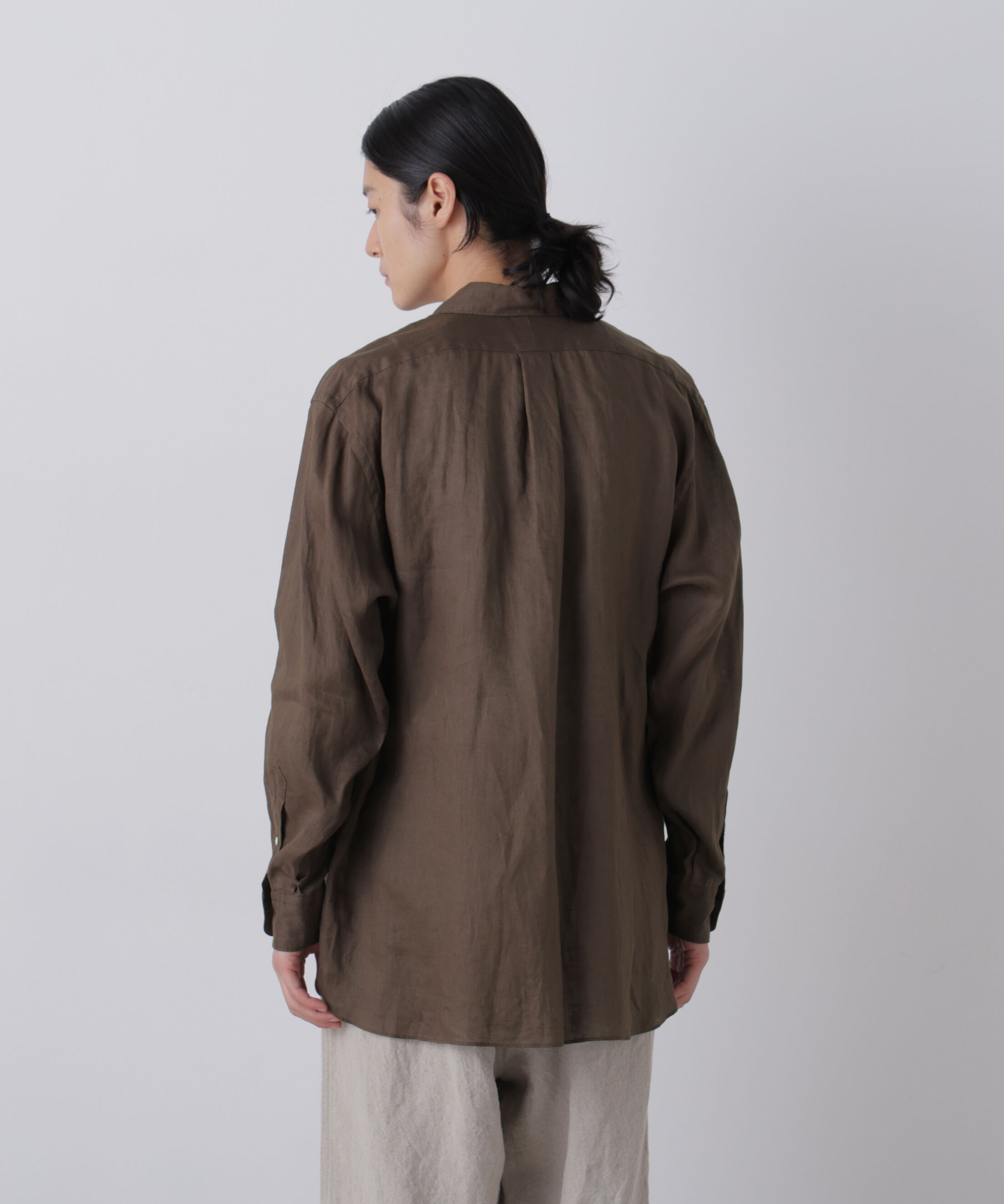 YLEVE 「YLEVE / LINEN BROADCLOTH SHIRT」|シャツ・ブラウス|