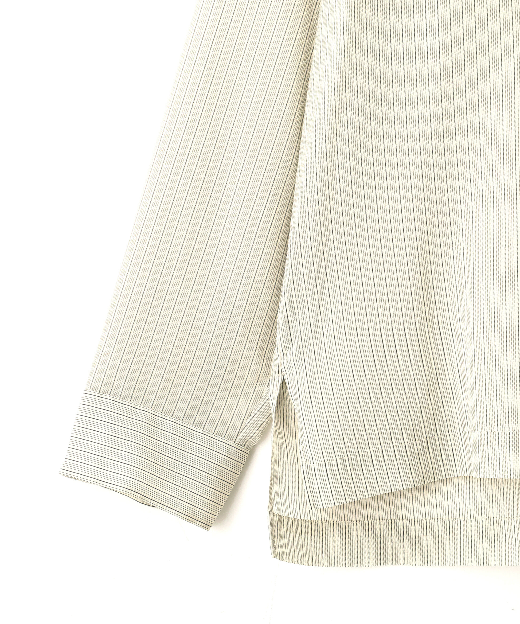 YLEVE 「YLEVE / ACETATE CUPRO STRIPE PJ SHIRT」|シャツ・ブラウス|