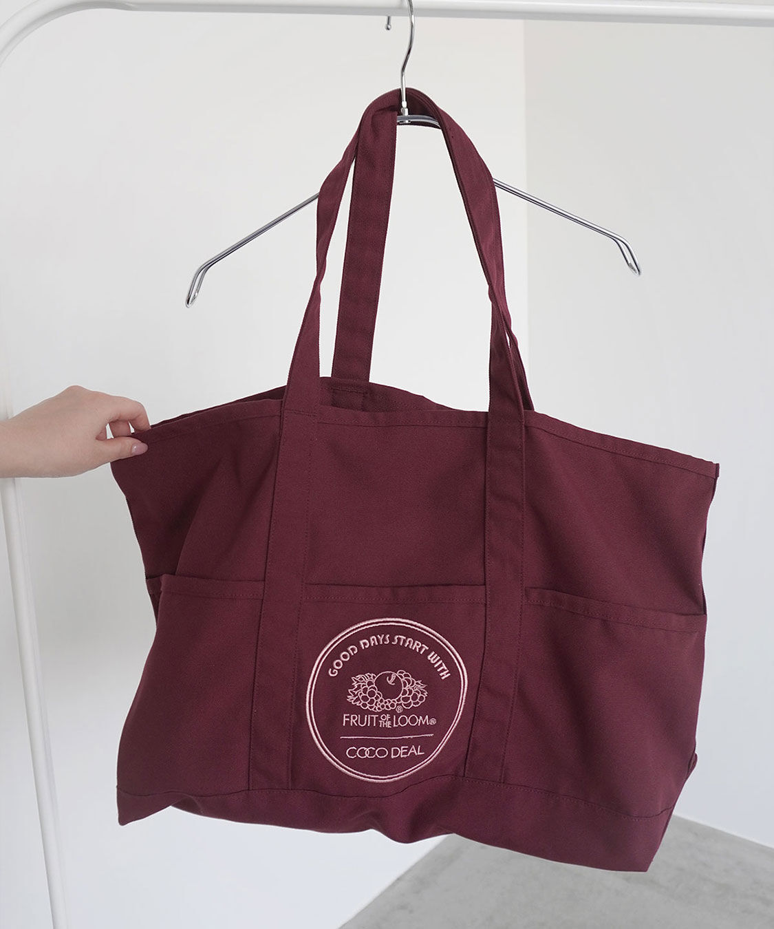 COCO DEAL「《COCO DEAL/FRUIT OF THE LOOM》ビッグトートバッグ」|トートバッグ|