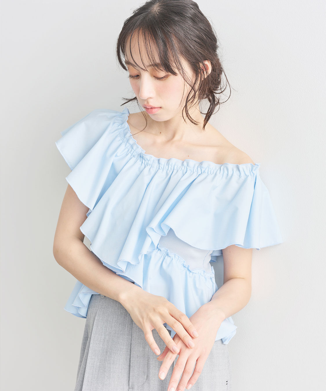 COCO DEAL「フリルオフショルトップス」|シャツ・ブラウス|