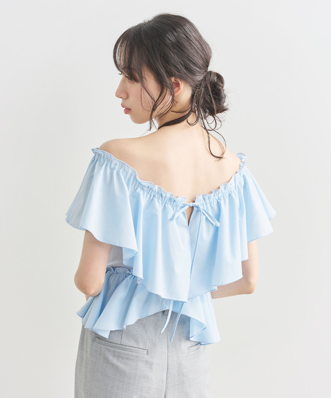 COCO DEAL「フリルオフショルトップス」|シャツ・ブラウス|