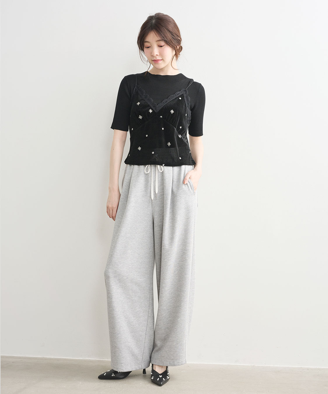 COCO DEAL「スウェットバレルパンツ」|その他|