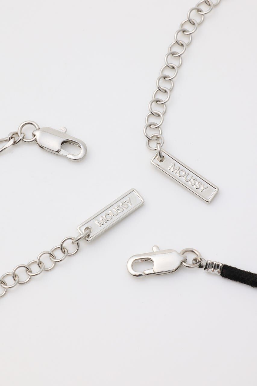 MOUSSY「F/SUEDE & CHAIN チョーカー」|ネックレス|