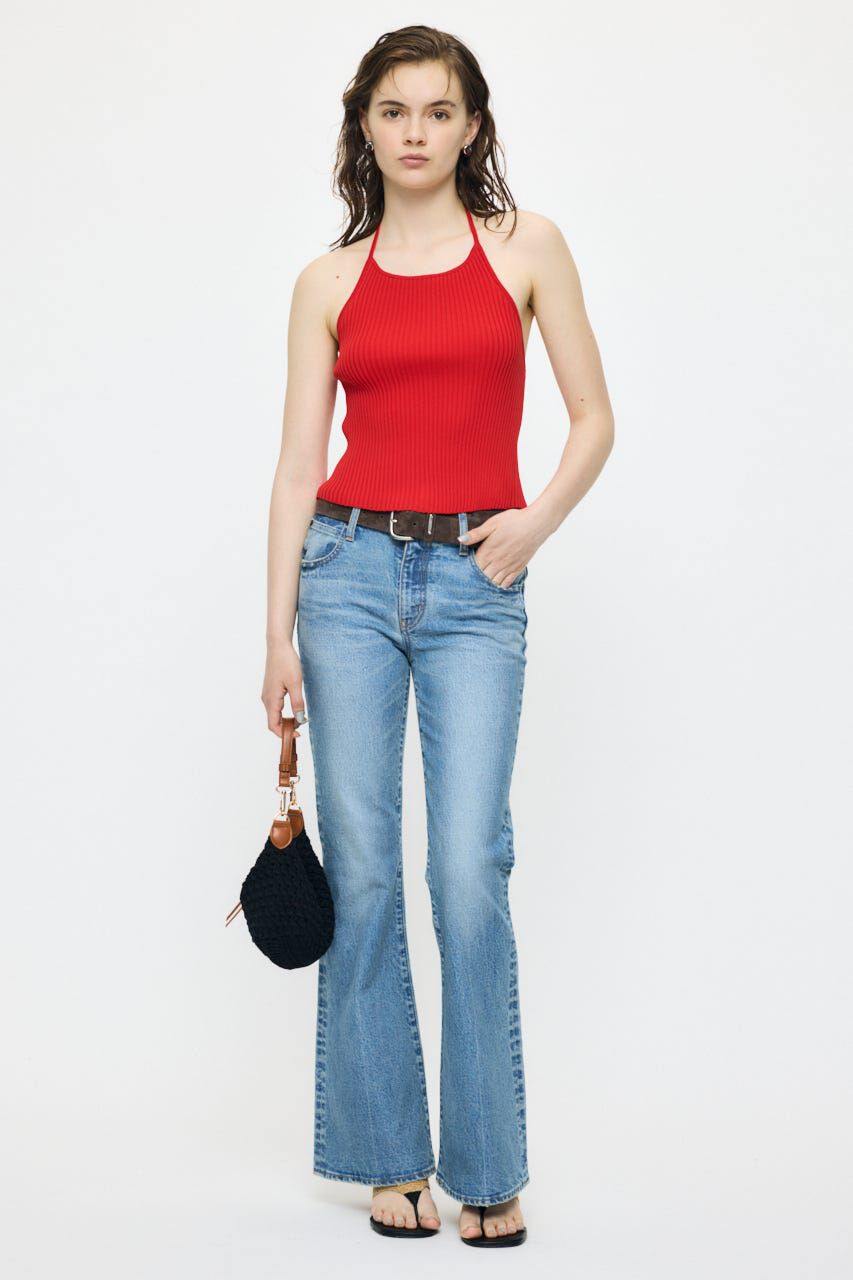 MOUSSY「BACKLESS KNIT キャミ」|キャミソール|