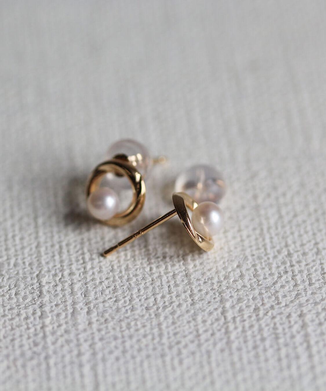  「パール ピアス | K10YG」|ピアス|