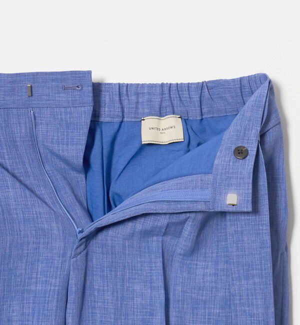 UNITED ARROWS「ハケメ ライク テーパードパンツ ‐ウォッシャブル‐」|スラックス|