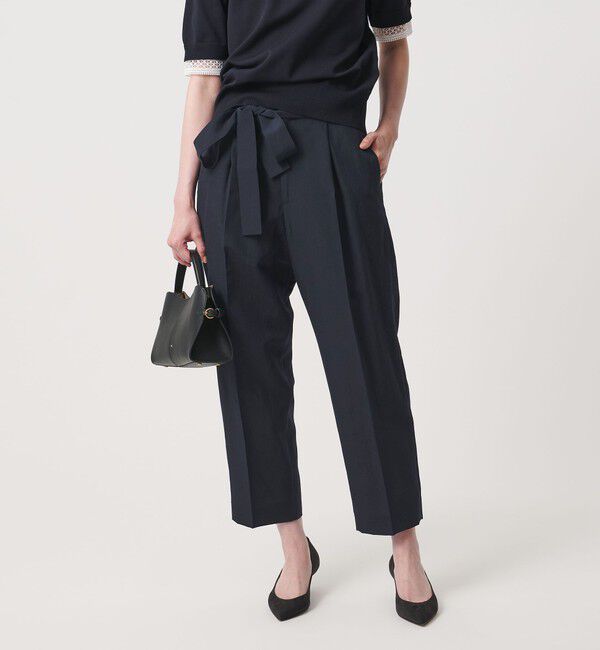 UNITED ARROWS「ハケメ ライク テーパードパンツ ‐ウォッシャブル‐」|スラックス|
