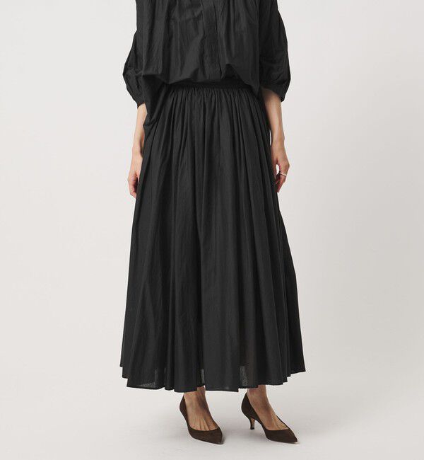 UNITED ARROWS「インディア ボイル スカート」|スカート|BLACK