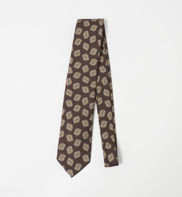 UNITED ARROWS「＜FRANCO BASSI＞コモンジャガード ネクタイ」|ネクタイ・蝶ネクタイ|DK.BROWN