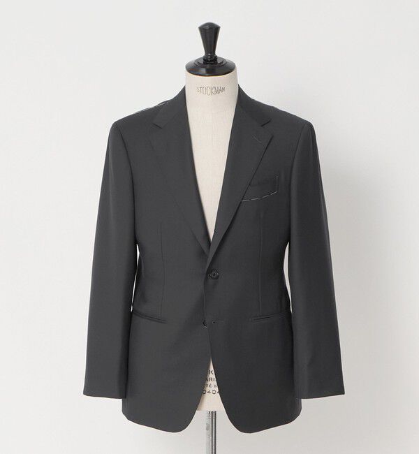 UNITED ARROWS「グリーン シャークスキン シングル 3ボタン スーツ MCーMODEL ヨコストレッチ」|スーツ|