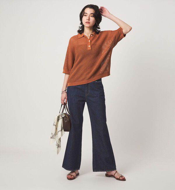 UNITED ARROWS green label relaxing「セミフレア デニム パンツ」|デニム|