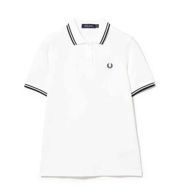 Ray BEAMS 「【期間限定】FRED PERRY / ツイン ティップド ポロシャツ」|ポロシャツ|SNOW_WHITE/NAVY