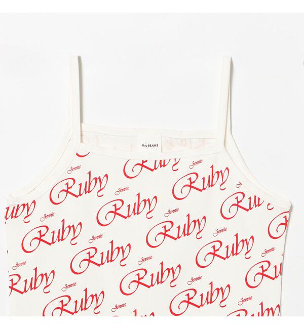 Ray BEAMS 「JENNIE / Logo Camisole」|Tシャツ・カットソー|