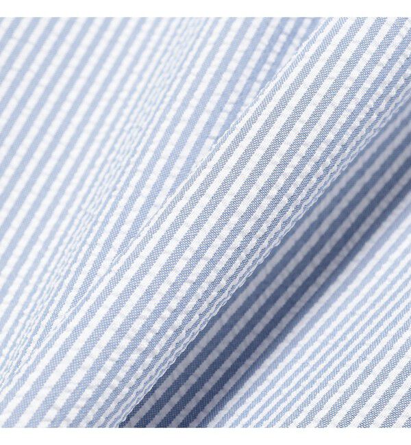 BEAMS「シアサッカー シャツ【リラックスフィット】」|シャツ・ブラウス|