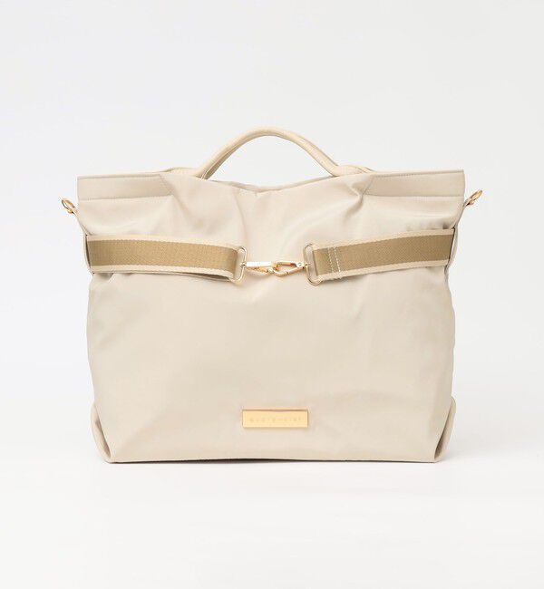 quaranciel「quaranciel: ラインベルト 2way ショルダー トート バッグ（A4対応）」|トートバッグ|