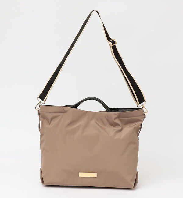 quaranciel「quaranciel: ラインベルト 2way ショルダー トート バッグ（A4対応）」|トートバッグ|