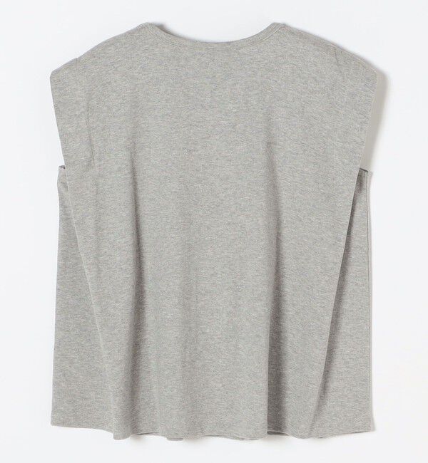 SHIPS any「SHIPS any:〈接触冷感/汗染み防止加工/洗濯機可能〉タック フレア ノースリーブ TEE」|Tシャツ・カットソー|