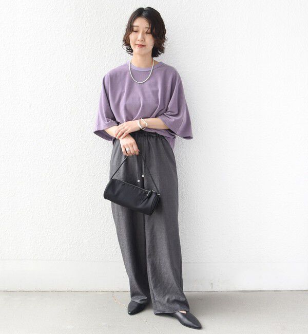 SHIPS for women「【実力派ベーシック】〈接触冷感/UVカット〉マイクロ パイル ドルマンスリーブ プルオーバー」|Tシャツ・カットソー|