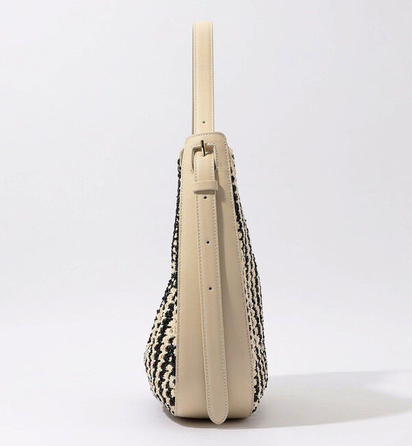 TOMORROWLAND GOODS「ATELIER TOMORROW BIKKIE STRIPE バッグ」|かごバッグ|