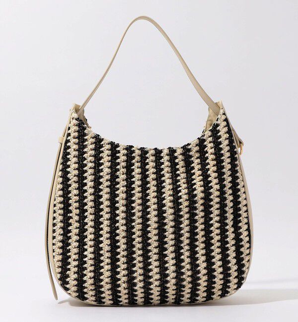 TOMORROWLAND GOODS「ATELIER TOMORROW BIKKIE STRIPE バッグ」|かごバッグ|