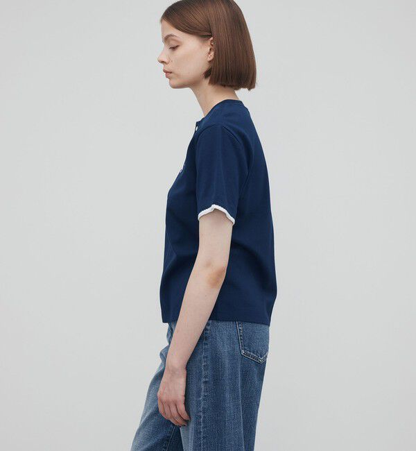 Edition「コットンレイヤードヘンリーTシャツ」|Tシャツ・カットソー|