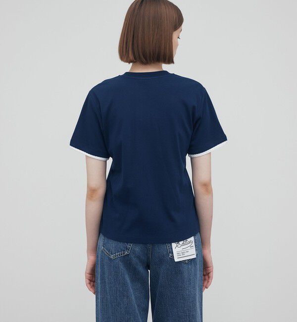 Edition「コットンレイヤードヘンリーTシャツ」|Tシャツ・カットソー|