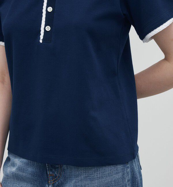 Edition「コットンレイヤードヘンリーTシャツ」|Tシャツ・カットソー|