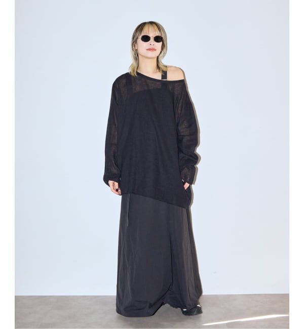  「BELTED STRAP DRESS：ワンピース」|ワンピース|