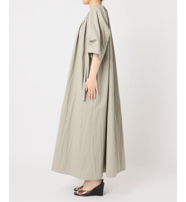  「GATHER SLEEVE DRESS：ワンピース」|ワンピース|