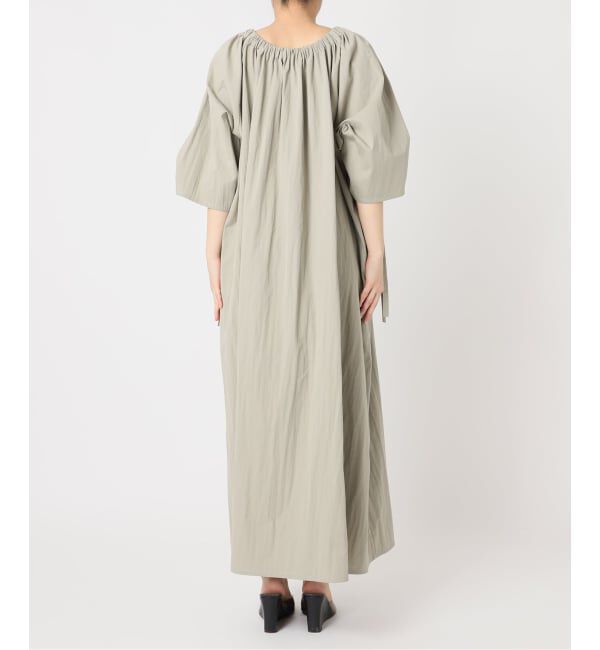  「GATHER SLEEVE DRESS：ワンピース」|ワンピース|