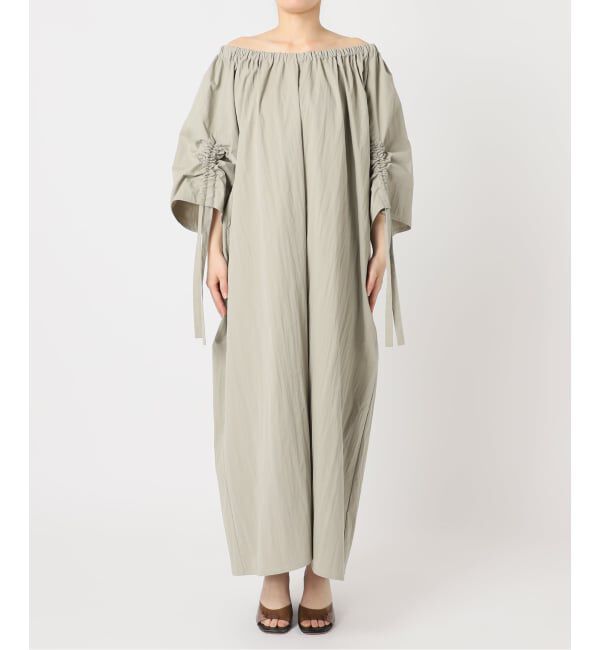  「GATHER SLEEVE DRESS：ワンピース」|ワンピース|