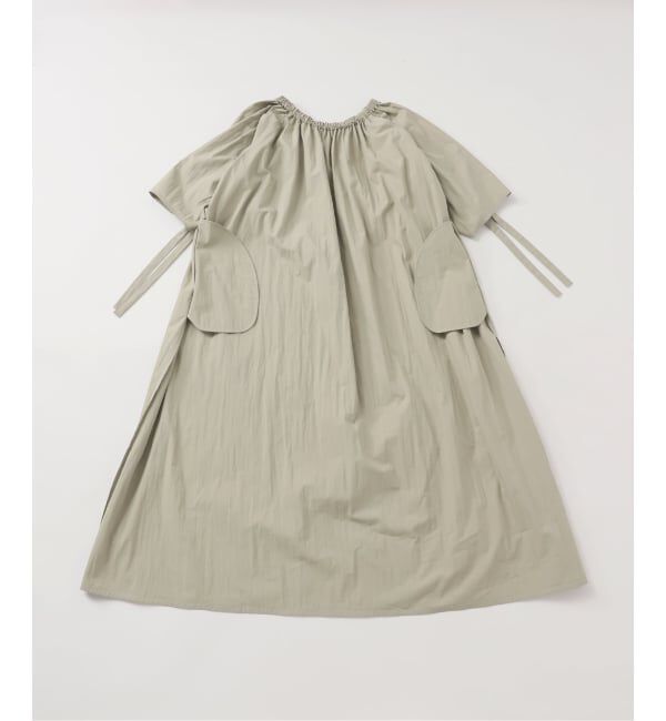  「GATHER SLEEVE DRESS：ワンピース」|ワンピース|