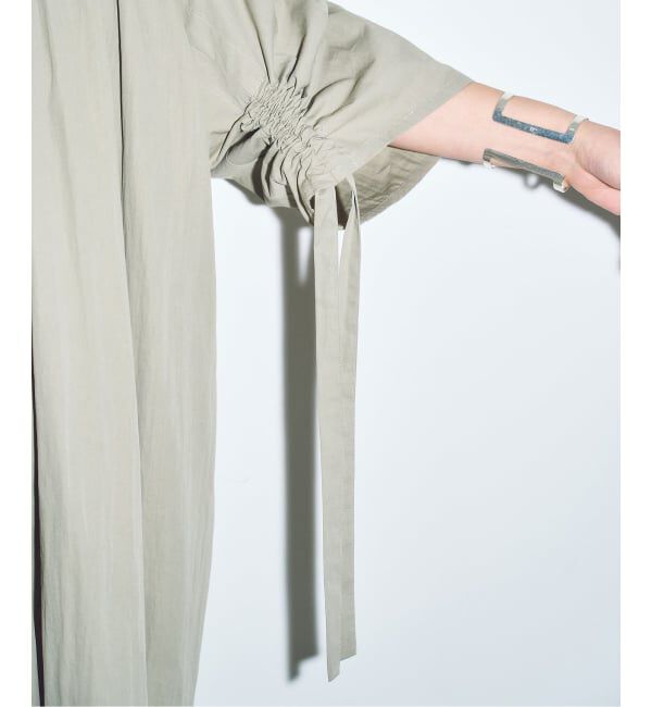  「GATHER SLEEVE DRESS：ワンピース」|ワンピース|