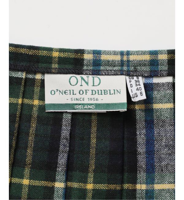  「《予約》O'NEIL OF DUBRIN 別注 FrontPleated FashionLong[SIZE8]：スカート」|スカート|