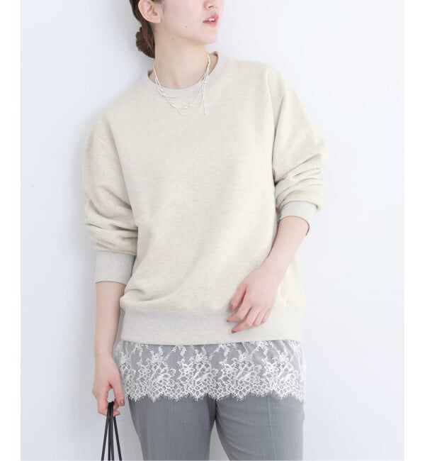 IENA「《追加2》LOOPWHEELER for IENA 別注 C/N SWEAT スウェット」|スウェット・ジャージ|