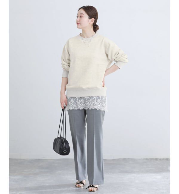 IENA「《追加2》LOOPWHEELER for IENA 別注 C/N SWEAT スウェット」|スウェット・ジャージ|
