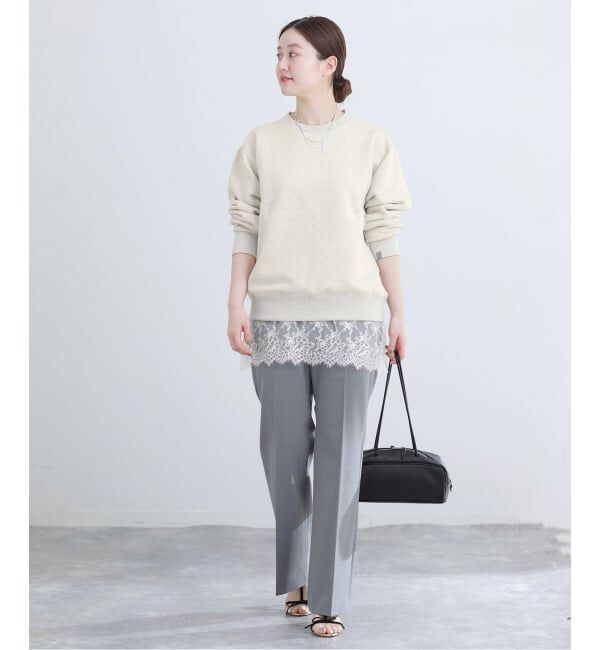 IENA「《追加2》LOOPWHEELER for IENA 別注 C/N SWEAT スウェット」|スウェット・ジャージ|