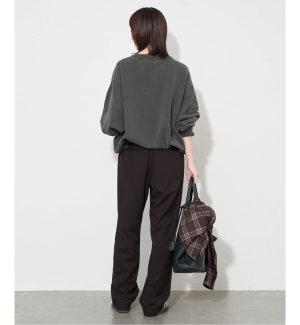 SLOBE IENA「《WEB限定/追加2》ビックシルエットピグメント裏毛プルオーバー」|スウェット・ジャージ|