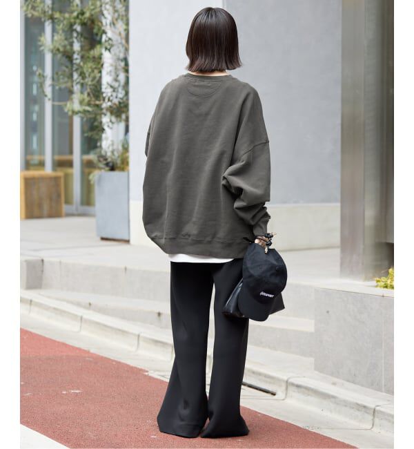 SLOBE IENA「《WEB限定/追加2》ビックシルエットピグメント裏毛プルオーバー」|スウェット・ジャージ|