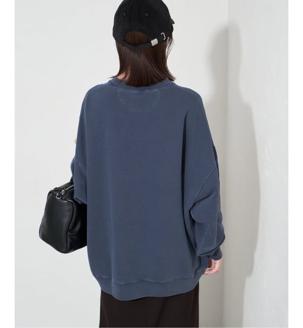SLOBE IENA「《WEB限定/追加2》ビックシルエットピグメント裏毛プルオーバー」|スウェット・ジャージ|