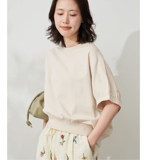 SLOBE IENA「ドルマンプルオーバー」|Tシャツ・カットソー|ベージュ