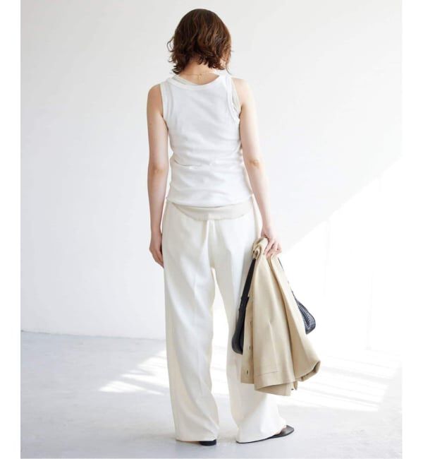 SLOBE IENA「《追加3》basic タンクトップ」|タンクトップ|