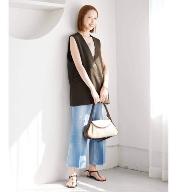 SLOBE IENA「《追加3》basic タンクトップ」|タンクトップ|