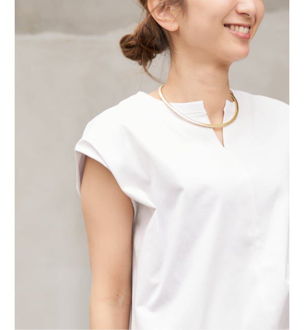 VERMEIL par iena「ヘンリーノースリーブ プルオーバー」|Tシャツ・カットソー|