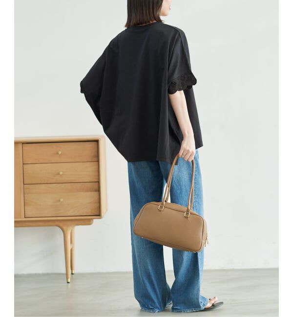 SLOBE IENA「《WEB限定/追加2》レースコンビニュアンスプルオーバー」|Tシャツ・カットソー|