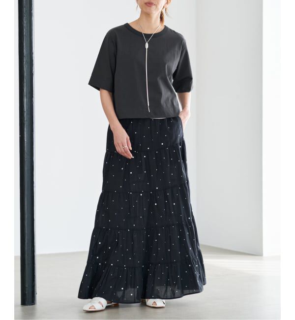 IENA「《追加》クロップドTシャツ」|Tシャツ・カットソー|
