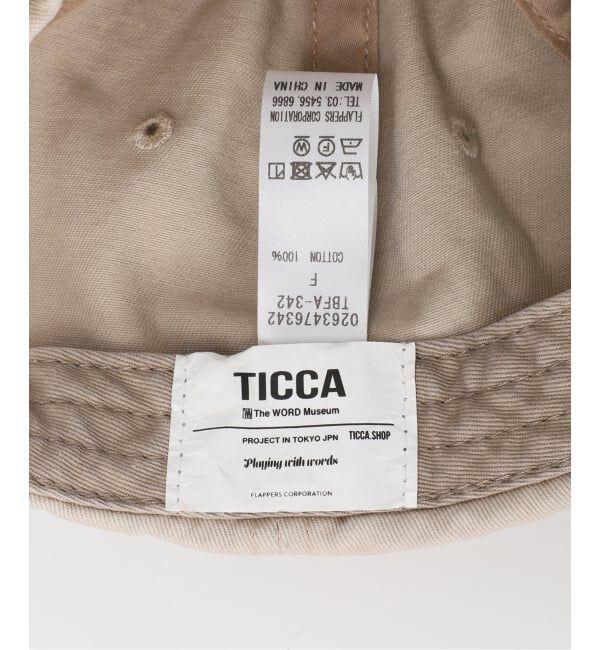 VERMEIL par iena「TICCA ティッカ CAP 0263476341/2」|キャップ・キャスケット|